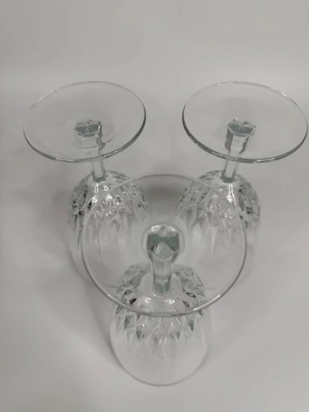 Crystal d'Arques Durand Diamante Clear Water Goblet, 6.25